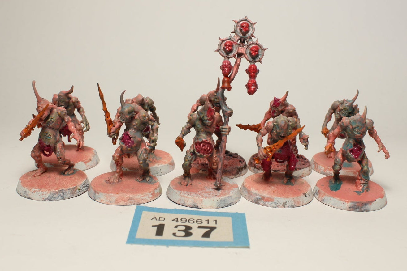 Chaos Space Marine - Plaguebearers - #B137