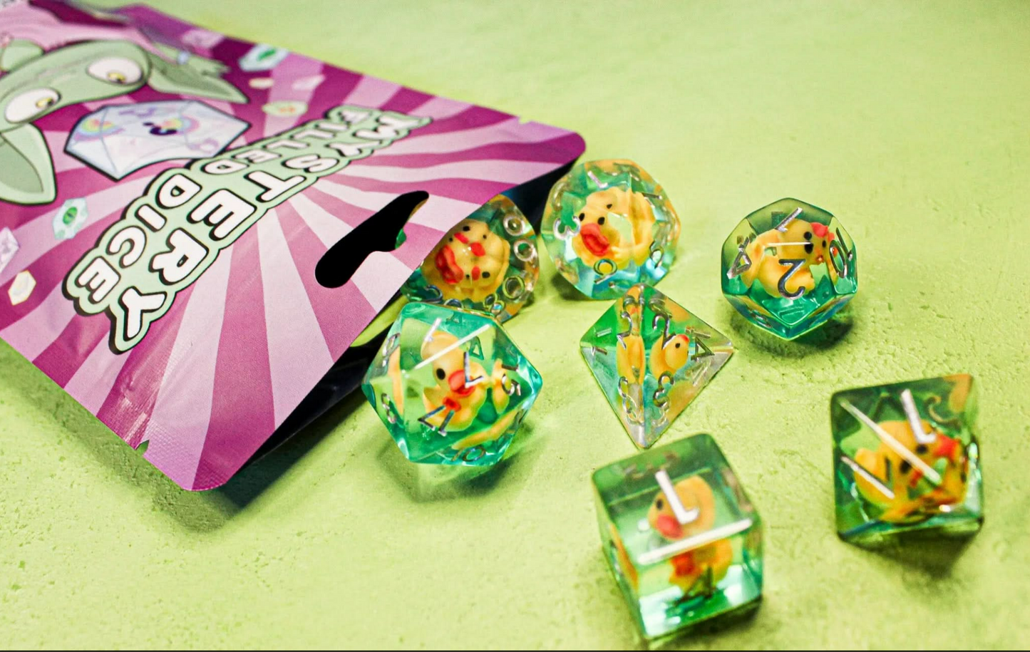 Filled/Inclusion Mystery Dice