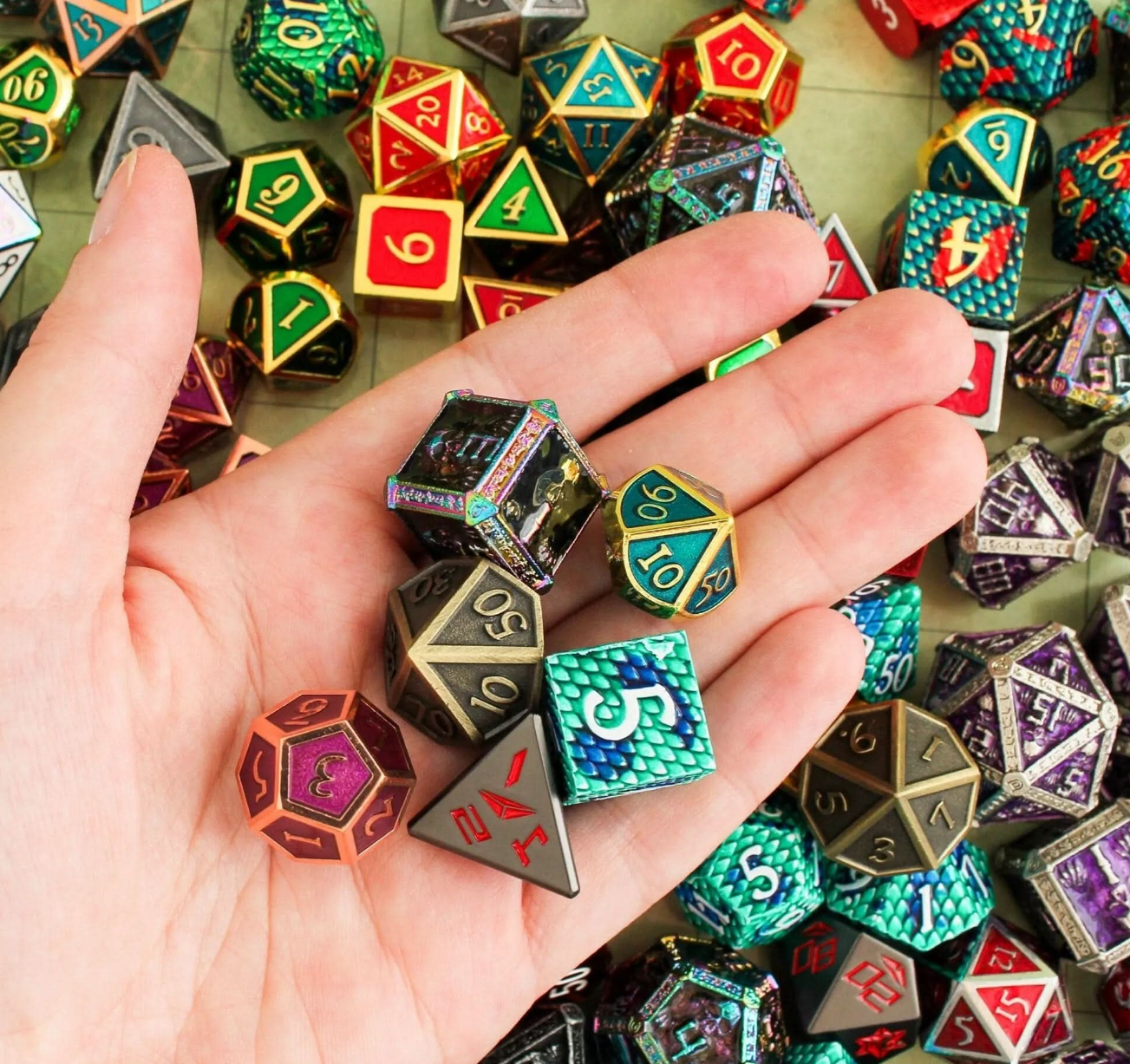 Mystery Metal Dice