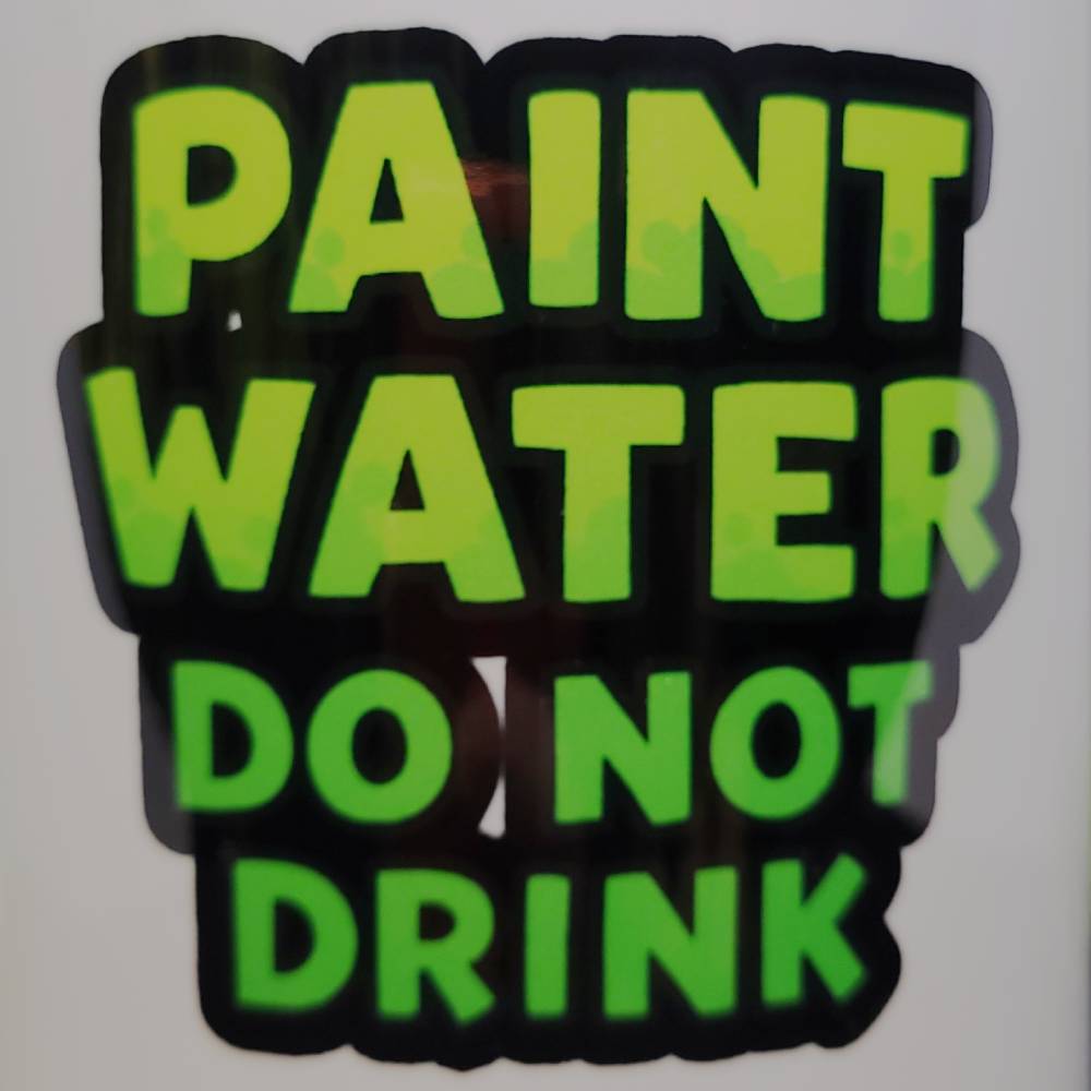 The Goblins Nook: Paint Water Do Not Drink - Mug