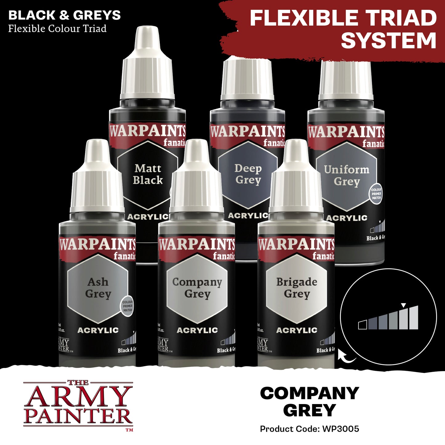 Warpaints Fanatic: Company Grey - 18ml