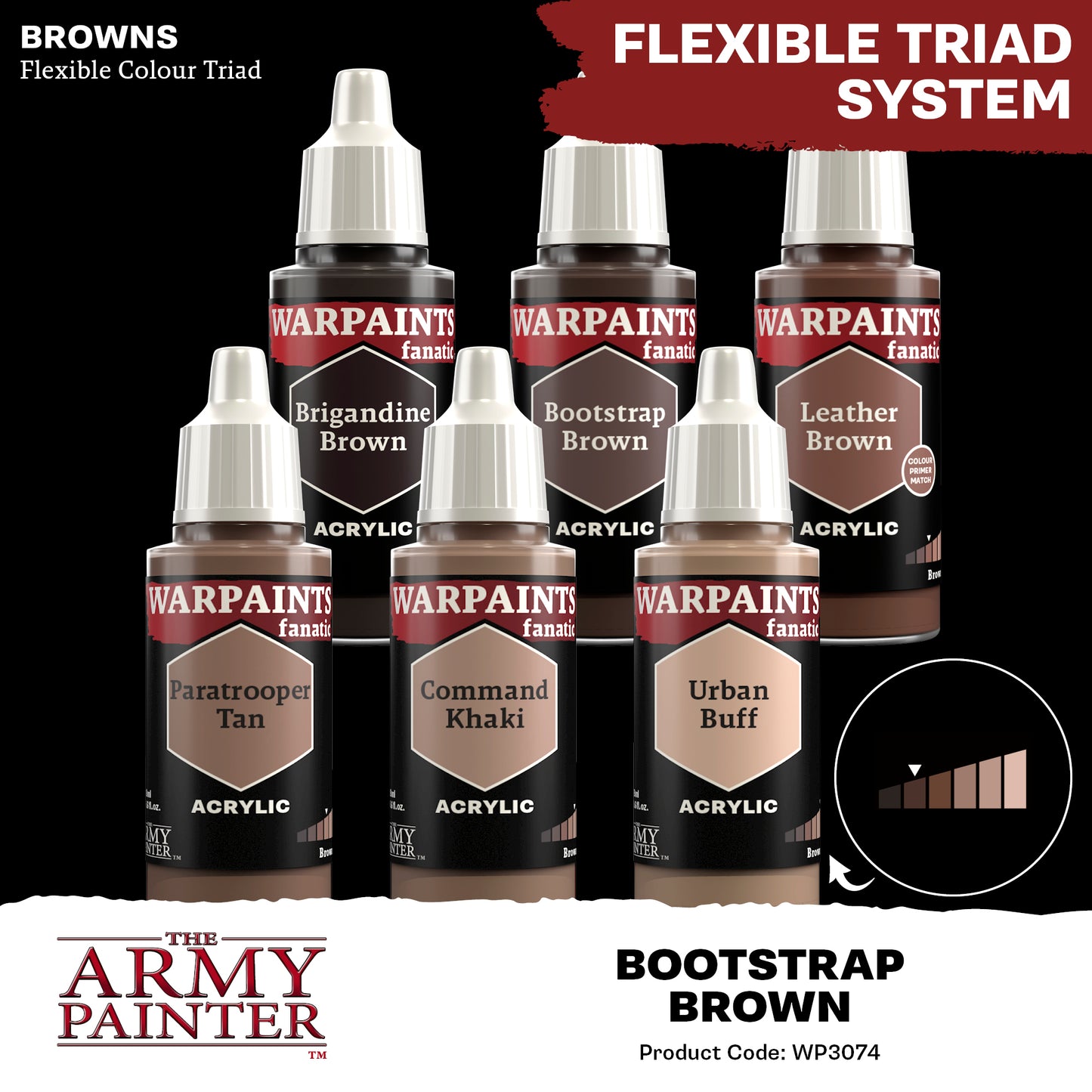 Warpaints Fanatic: Bootstrap Brown - 18ml