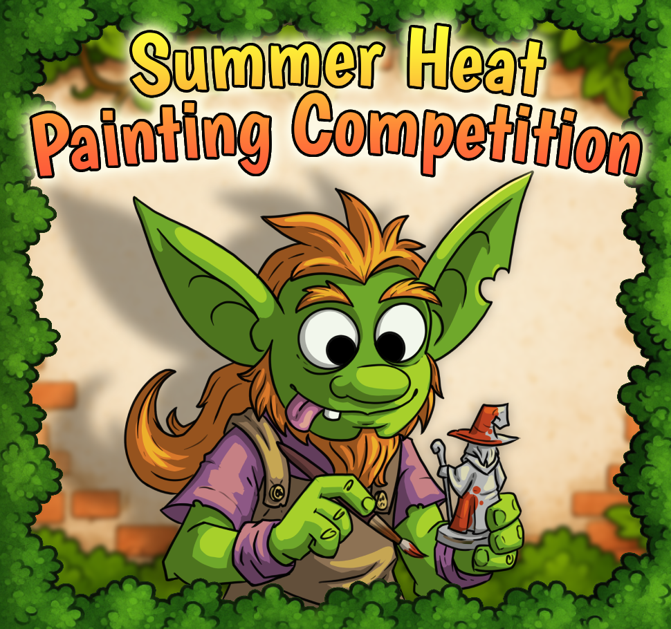 Summer Heat Painting Competition promotional banner - The Goblins Nook Southampton