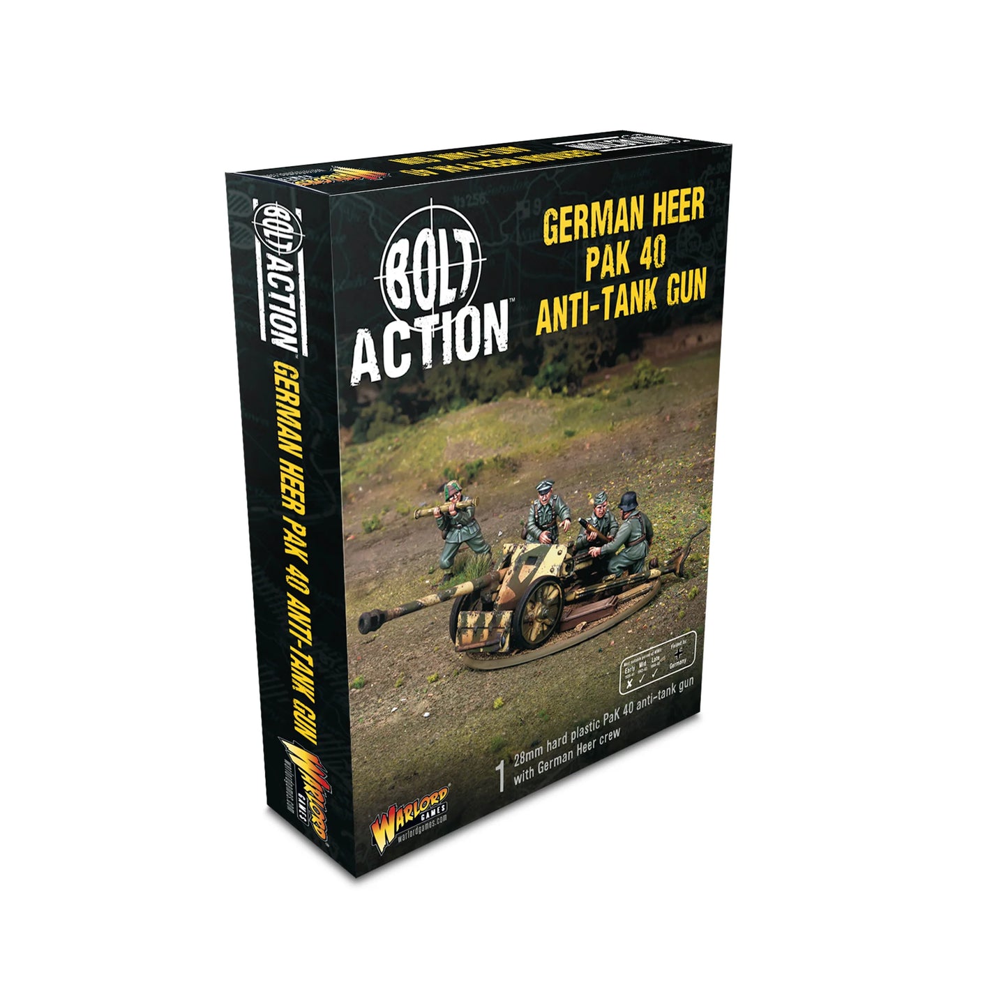 German PaK 40 Anti-Tank Gun (Plastic)