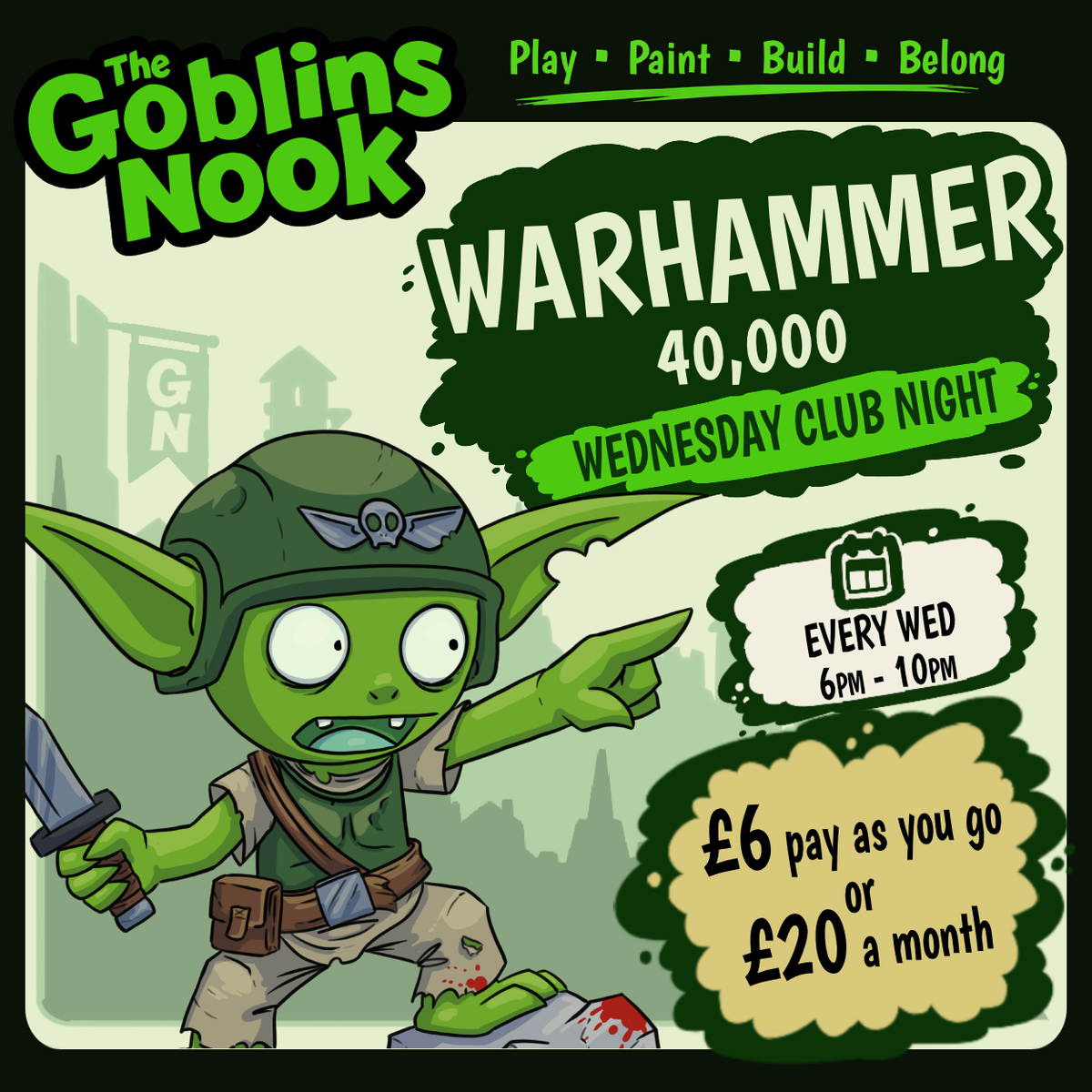 Warhammer 40k Wednesday Club Night