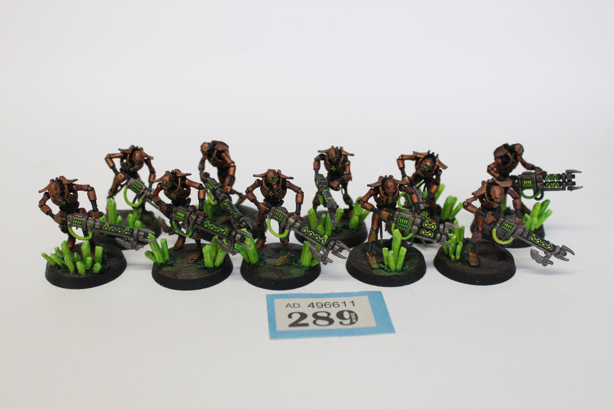 Necron Warriors, Necrons, pre-owned, painted