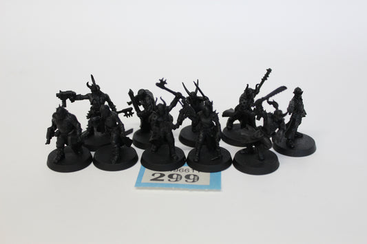 Chaos Cultists, Chaos Space Marines, pre-owned, primed
