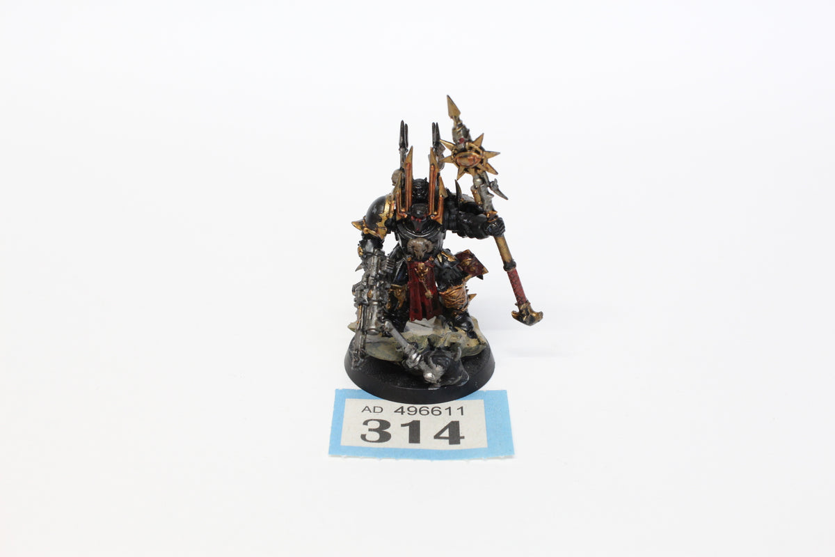 Sorcerer Lord in Terminator Armour, Chaos Space Marines, pre-owned, painted
