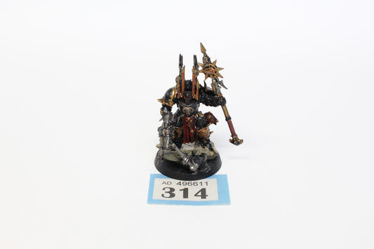 Sorcerer Lord in Terminator Armour, Chaos Space Marines, pre-owned, painted