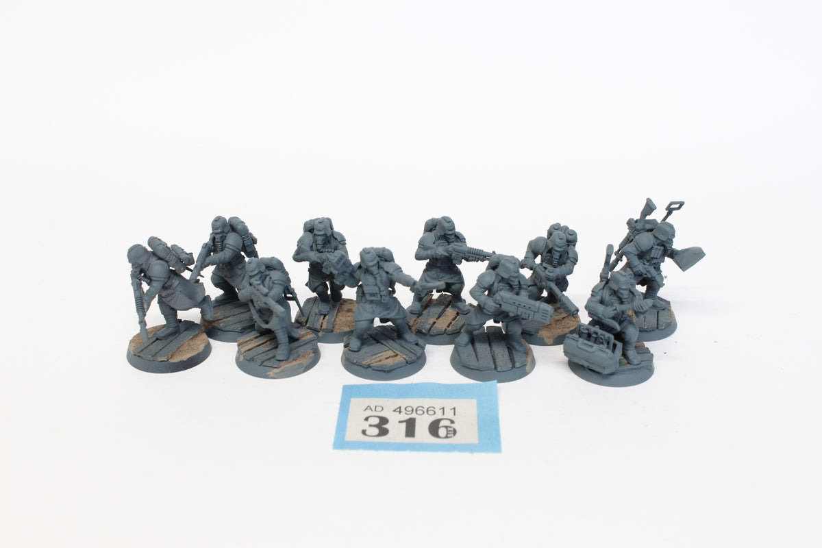 Death Korps of Krieg, Astra Militarum, pre-owned, built