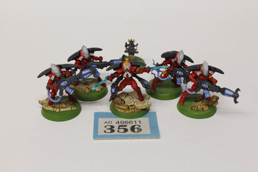 Warp Spiders, Aeldari, pre-owned, part painted