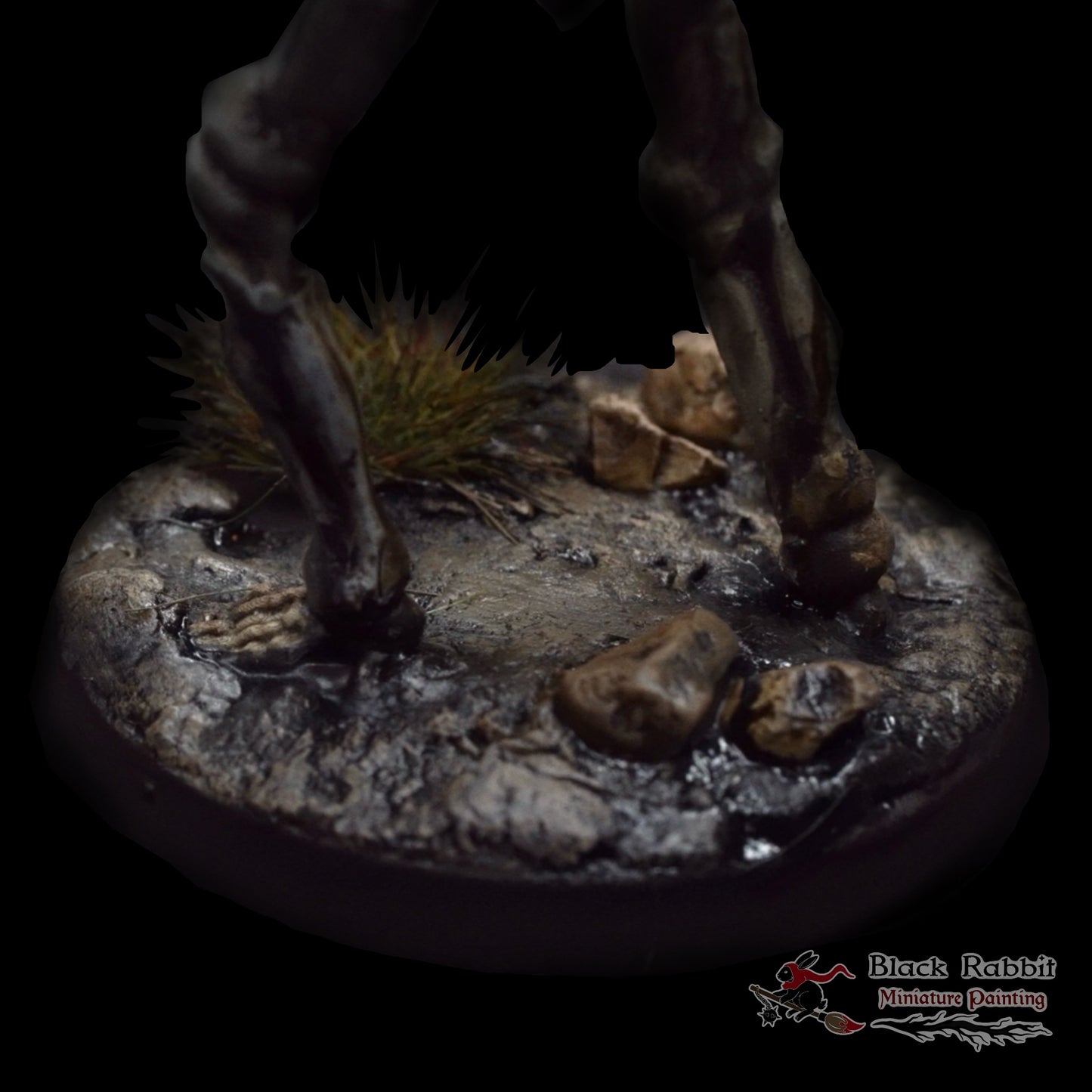 Guided Miniature Painting Class with Black Rabbit Miniature Painting