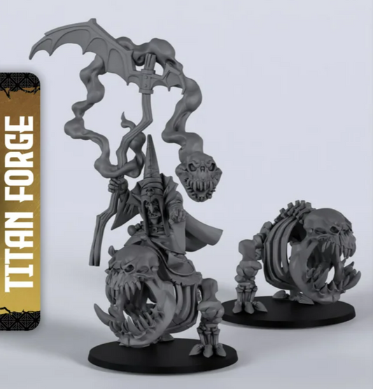 Kostuch the Necromancer - Titan Forge - RPG and Wargaming Miniature