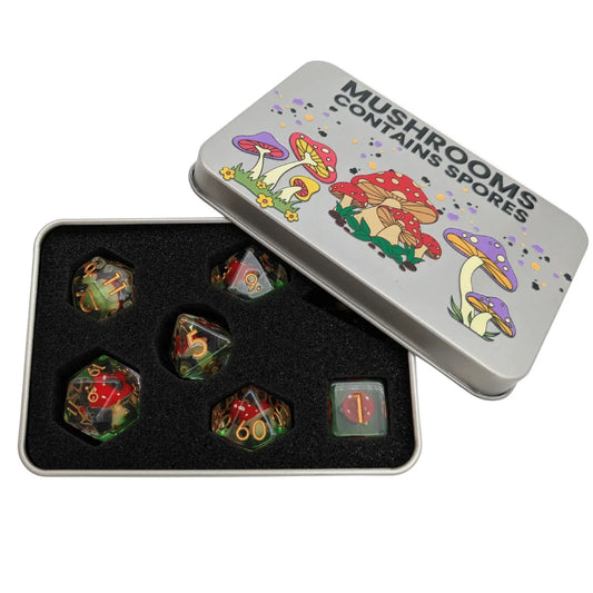 Mushroom Dice Set | Inclusion Dice