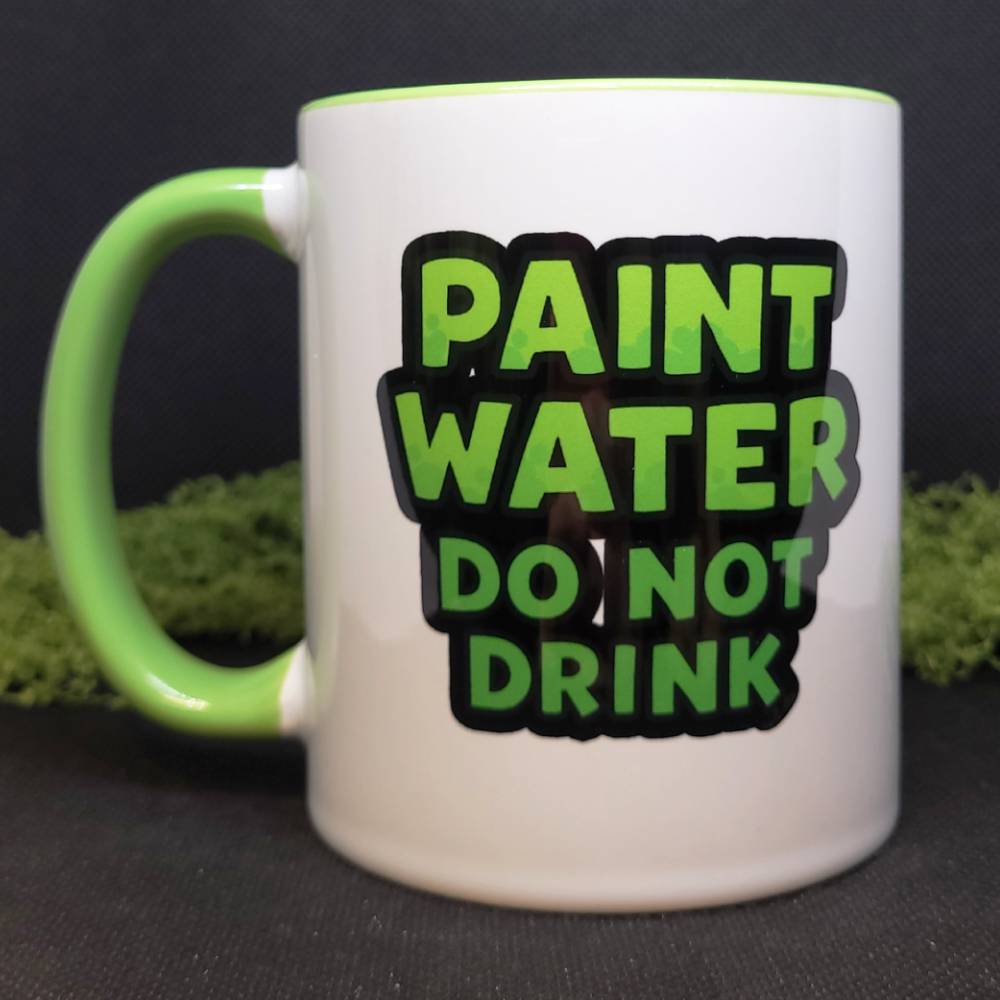 The Goblins Nook: Paint Water Do Not Drink - Mug