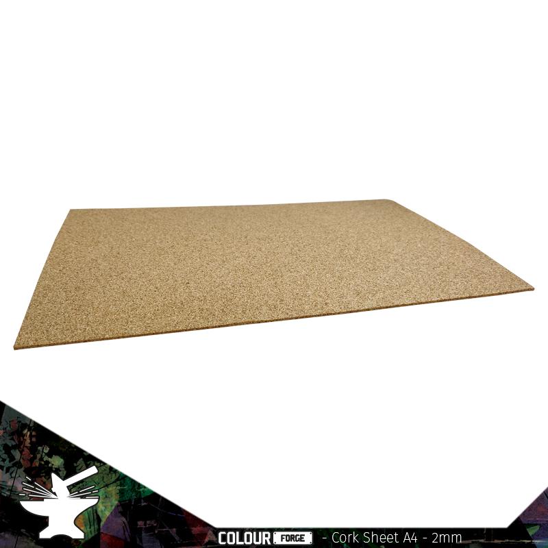 Colour Forge - Cork Sheet 2mm A4