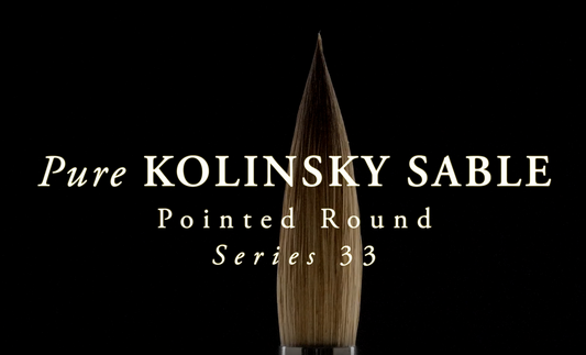 Rosemary & Co Kolinsky Sable - Round Pointed Brush