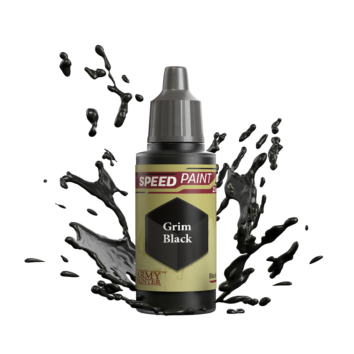 Warpaints Speedpaint 2.0: Grim Black - 18ml