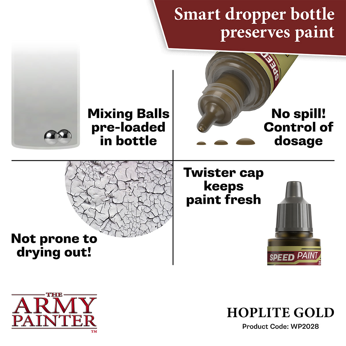Warpaints Speedpaint 2.0: Hoplite Gold - 18ml