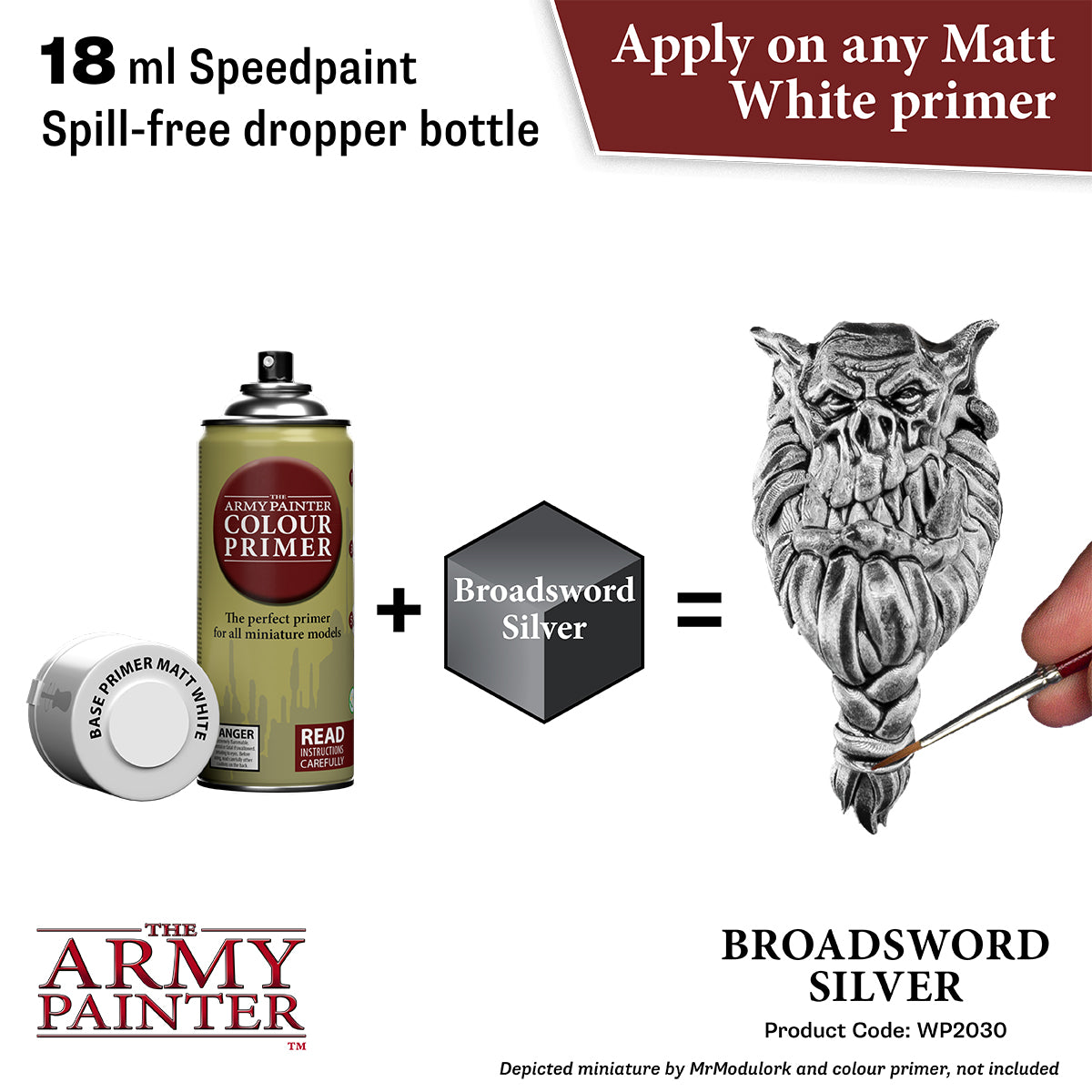 Warpaints Speedpaint 2.0: Broadsword Silver - 18ml