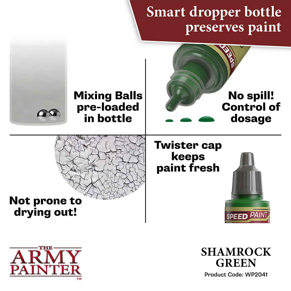 Warpaints Speedpaint 2.0: Shamrock Green - 18ml