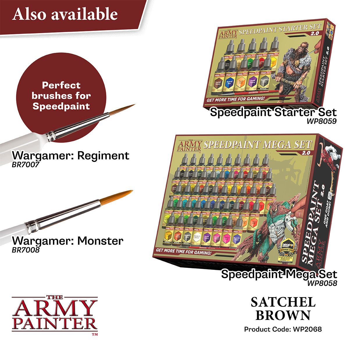 Warpaints Speedpaint 2.0: Satchel Brown - 18ml