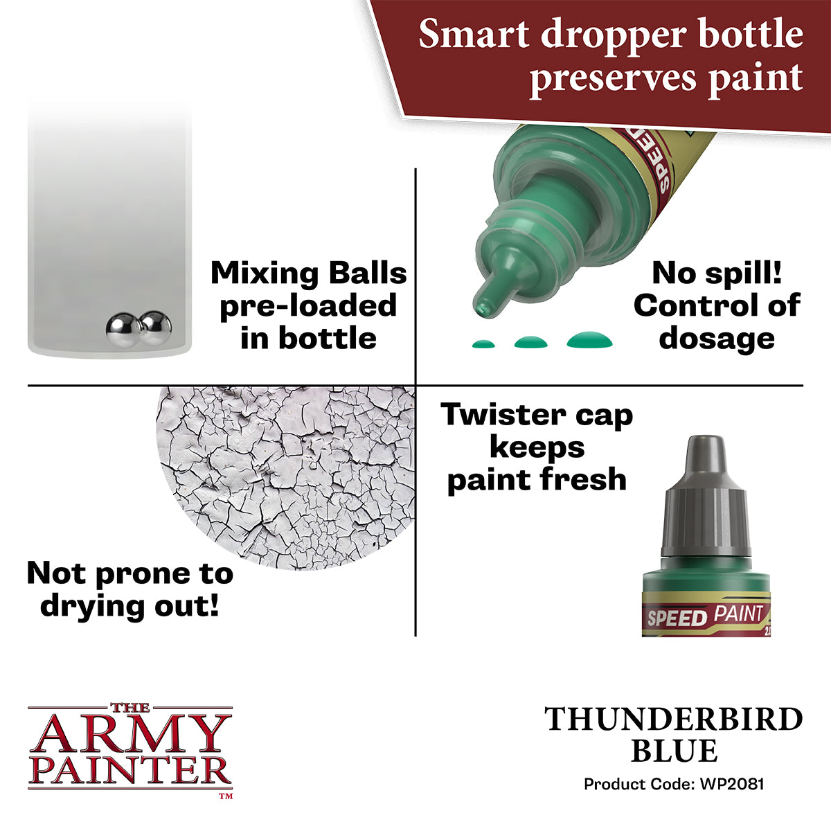Warpaints Speedpaint 2.0: Thunderbird Blue - 18ml