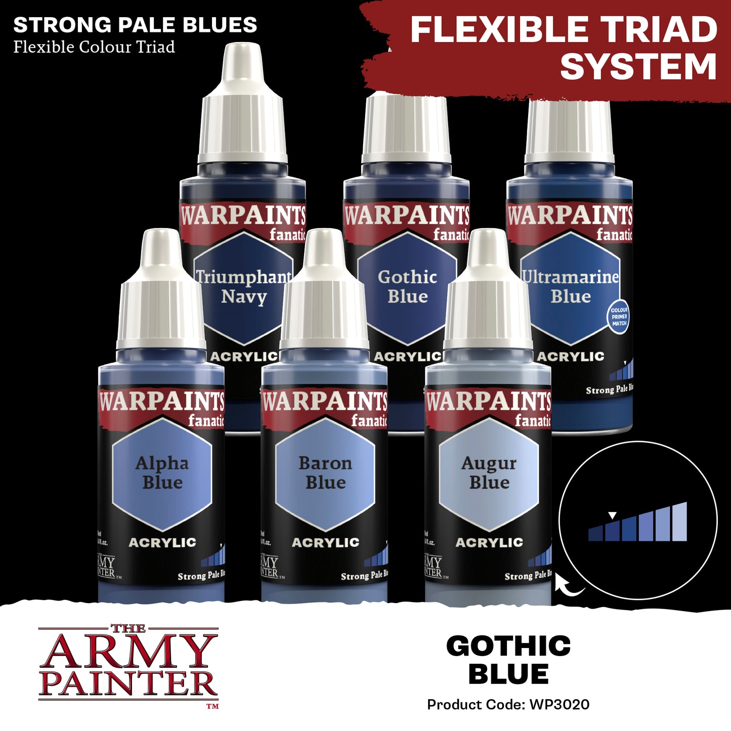 Warpaints Fanatic: Gothic Blue - 18ml