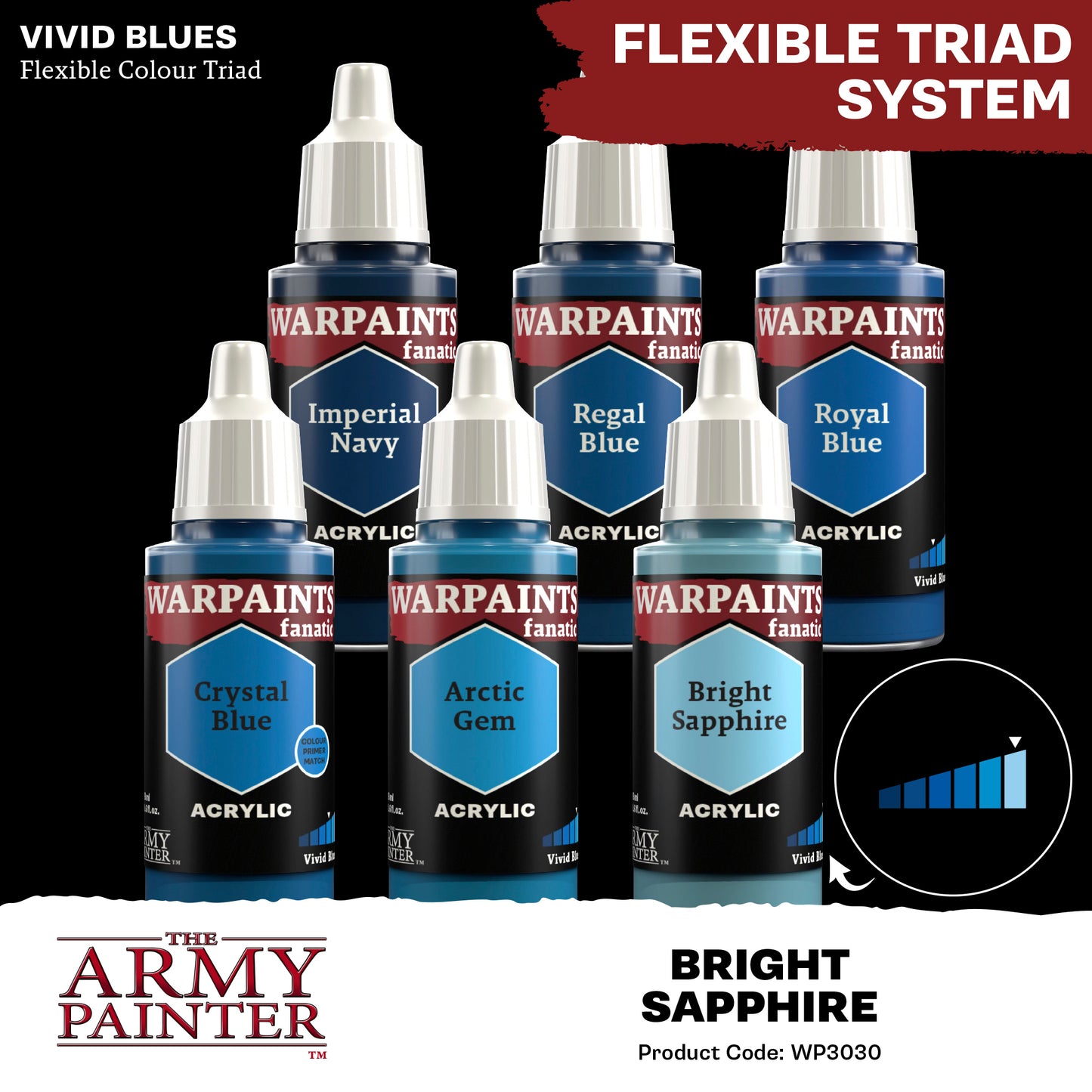 Warpaints Fanatic: Bright Sapphire - 18ml