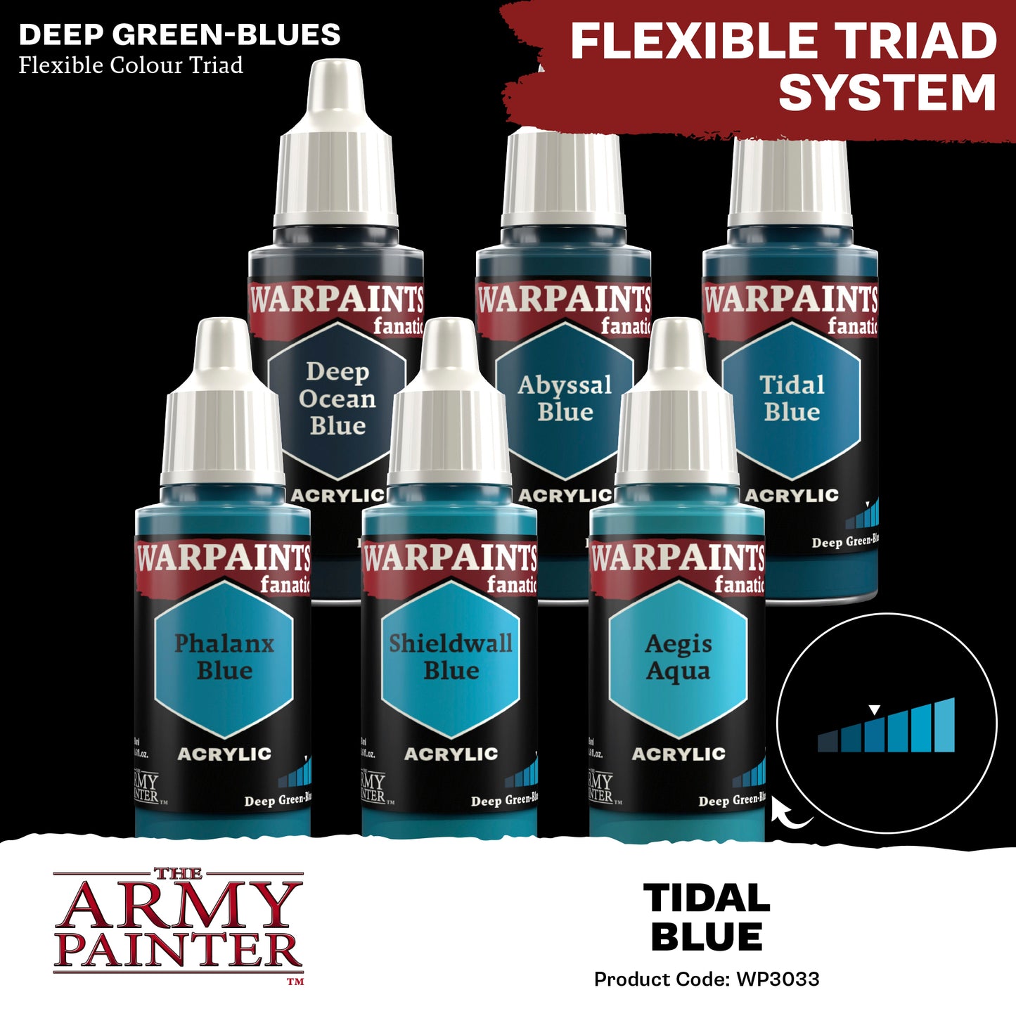 Warpaints Fanatic: Tidal Blue - 18ml