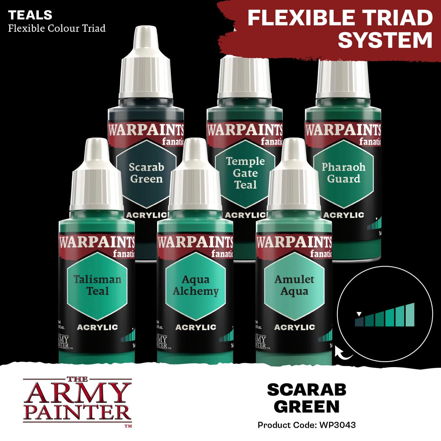 Warpaints Fanatic: Scarab Green - 18ml