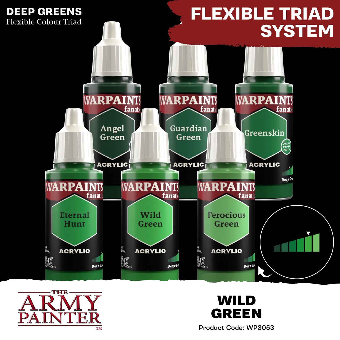 Warpaints Fanatic: Wild Green - 18ml