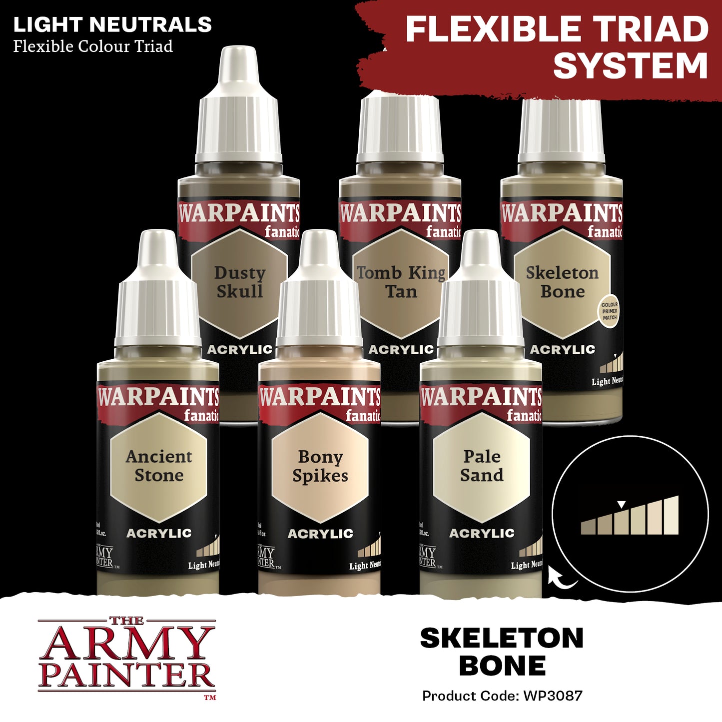 Warpaints Fanatic: Skeleton Bone - 18ml