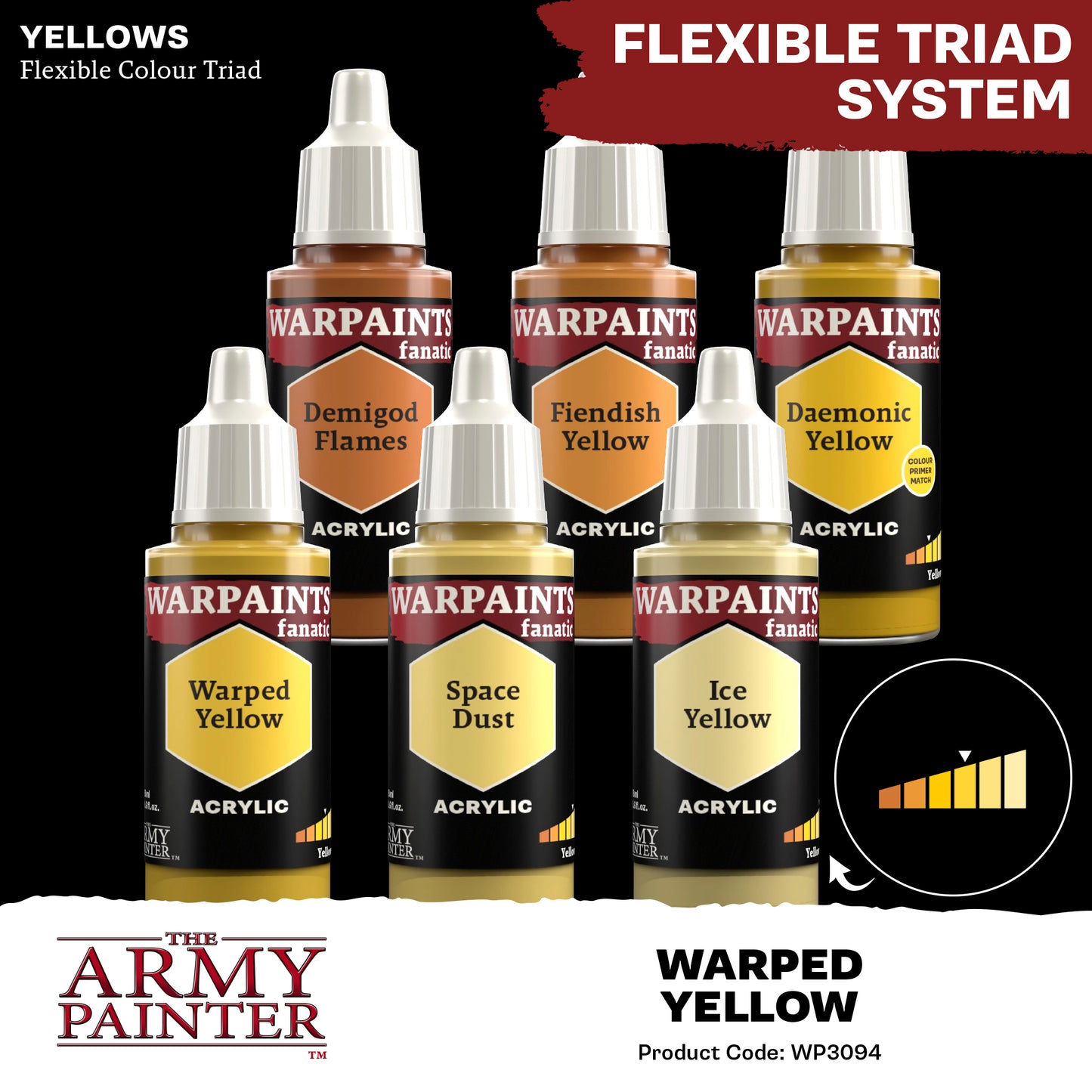 Warpaints Fanatic: Warped Yellow - 18ml