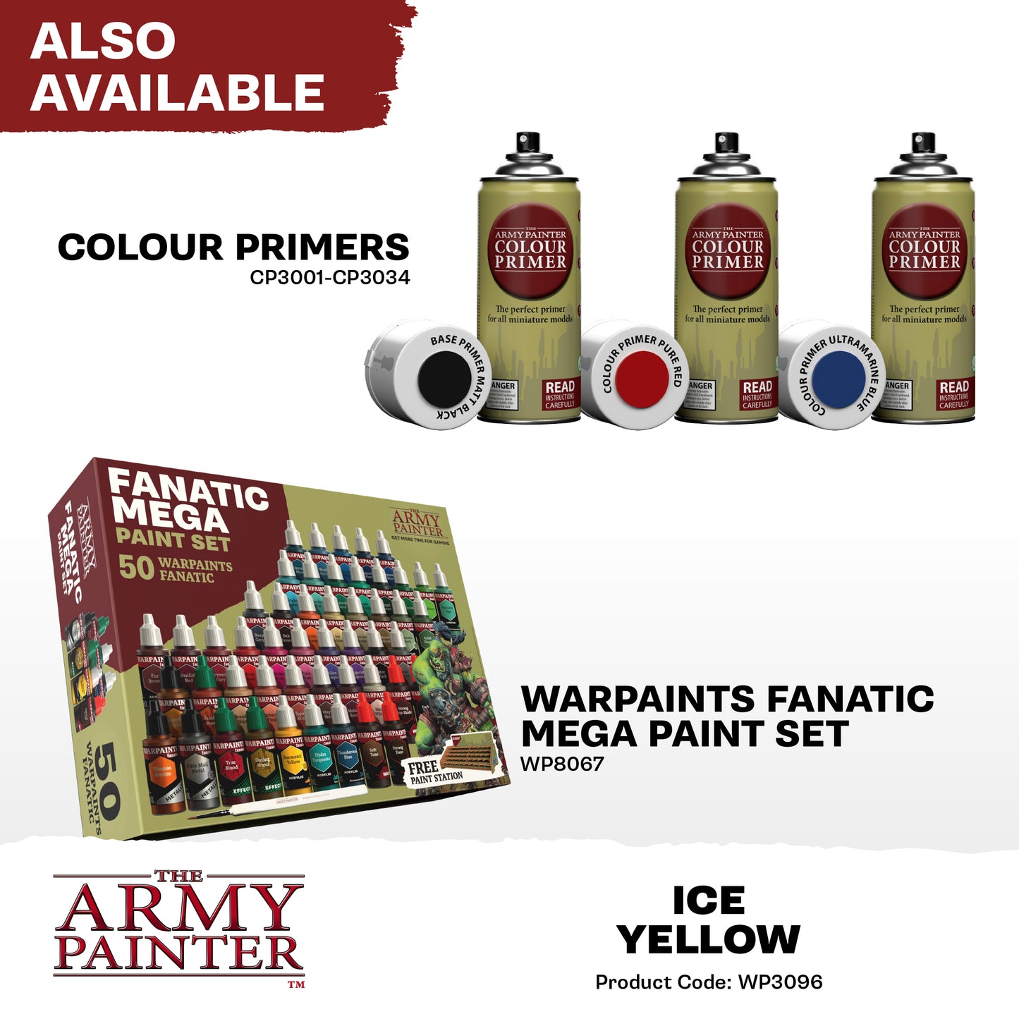 Warpaints Fanatic: Ice Yellow - 18ml