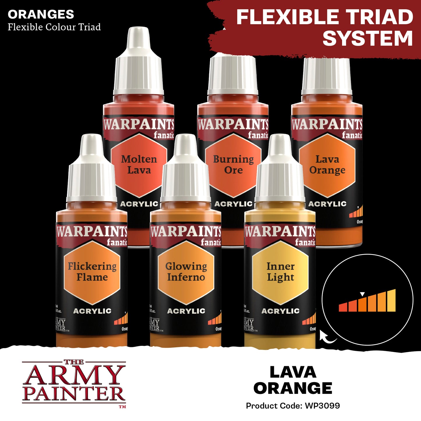 Warpaints Fanatic: Lava Orange - 18ml