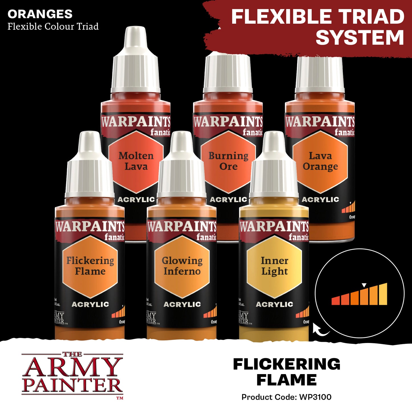 Warpaints Fanatic: Flickering Flame - 18ml