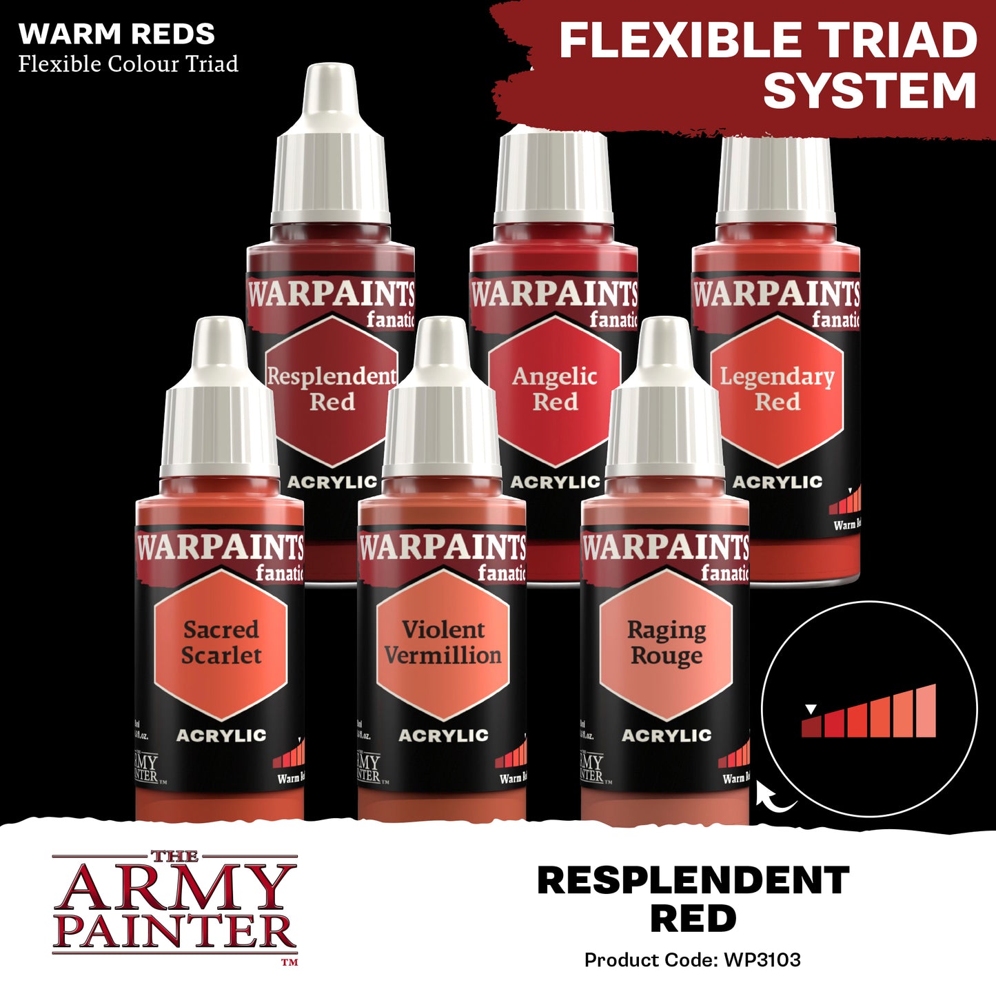 Warpaints Fanatic: Resplendent Red - 18ml