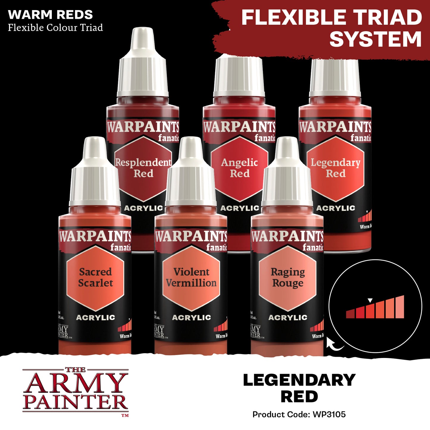 Warpaints Fanatic: Legendary Red - 18ml