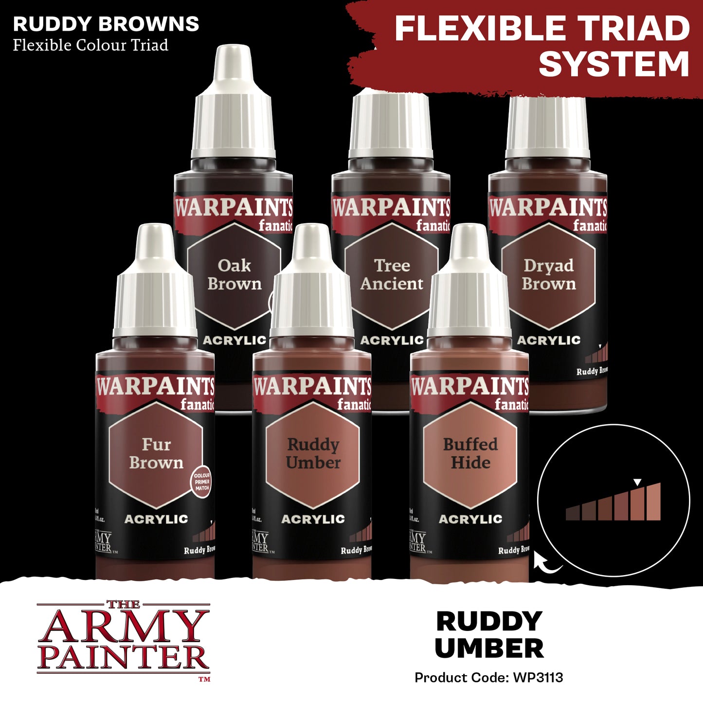 Warpaints Fanatic: Ruddy Umber - 18ml