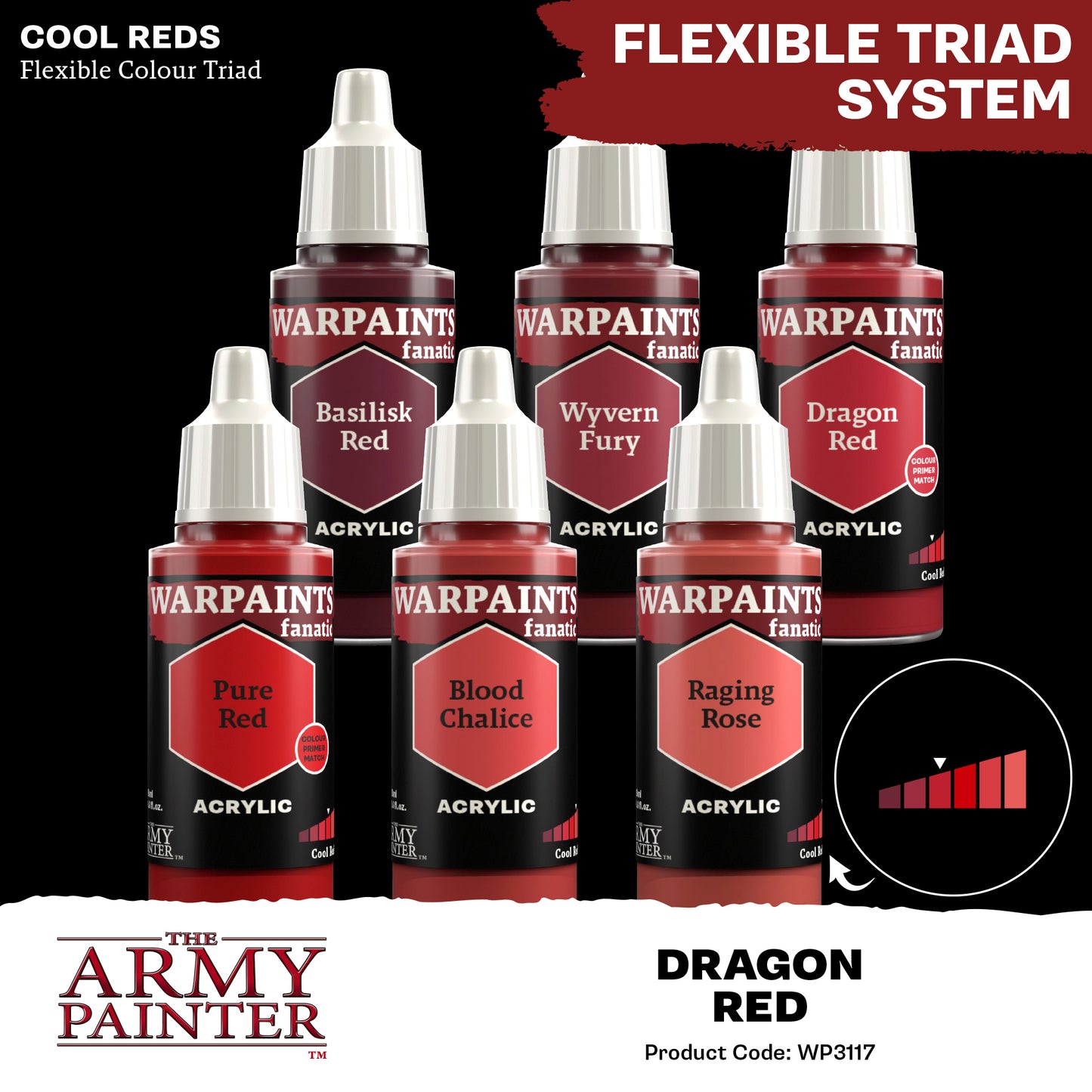 Warpaints Fanatic: Dragon Red - 18ml