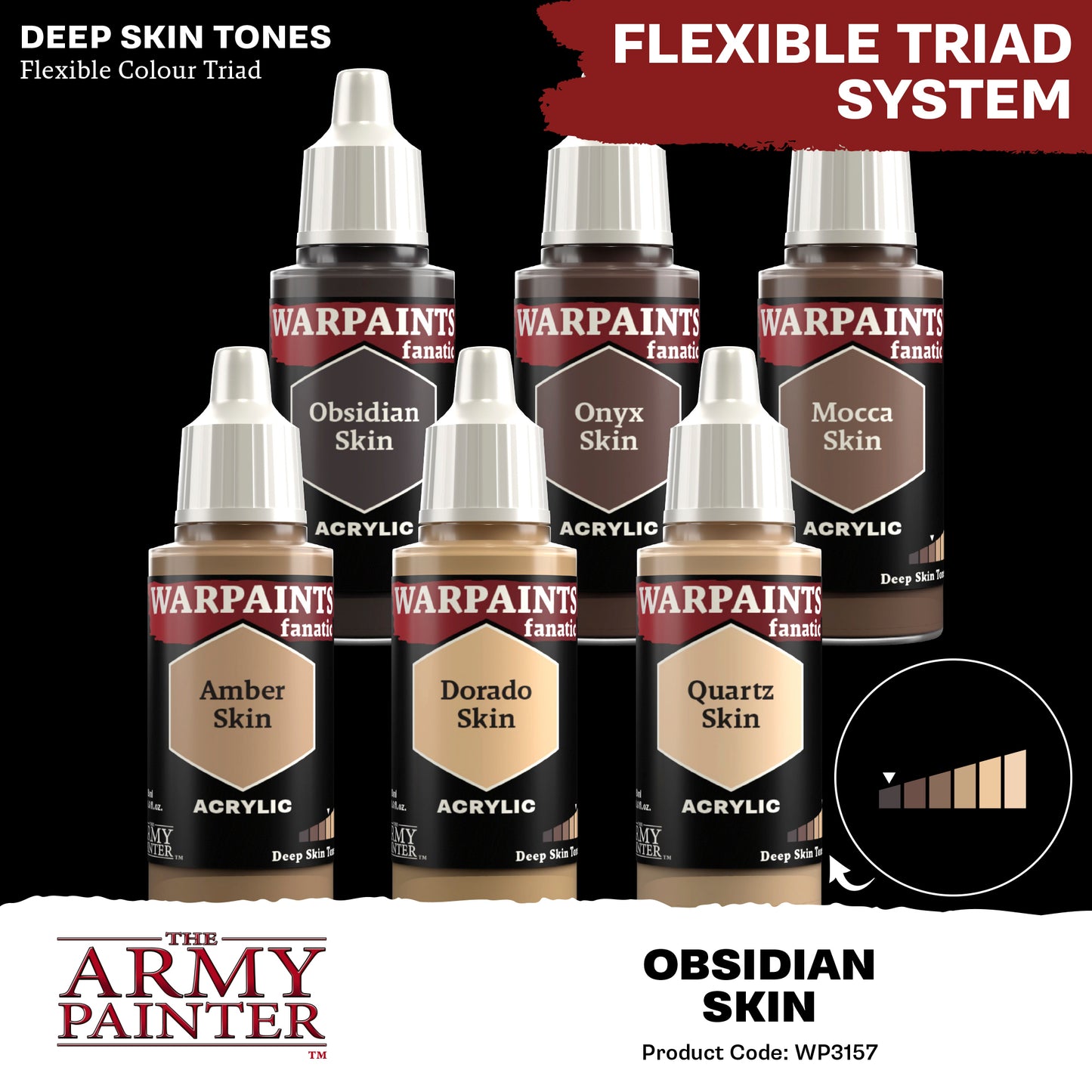 Warpaints Fanatic: Obsidian Skin - 18ml