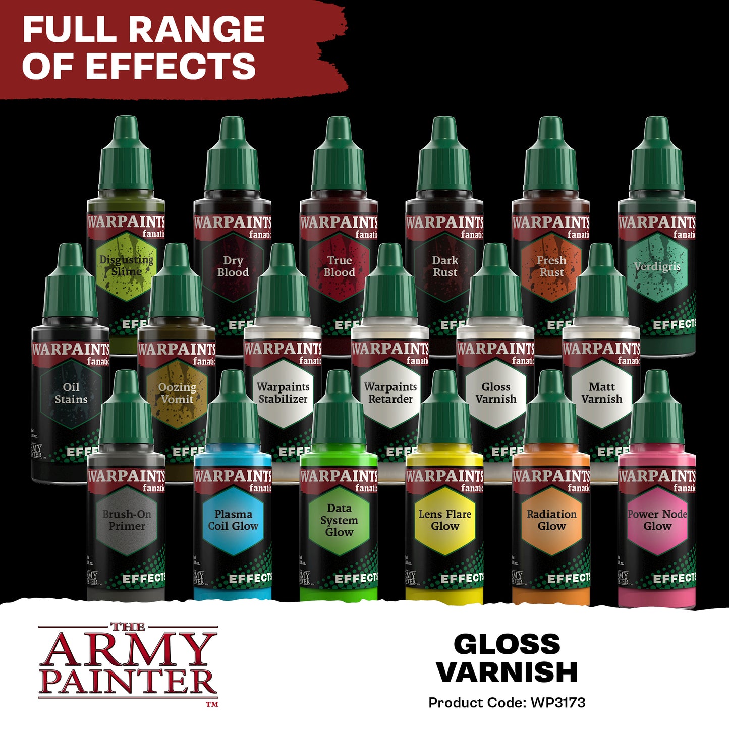 Warpaints Fanatic Effects: Gloss Varnish - 18ml