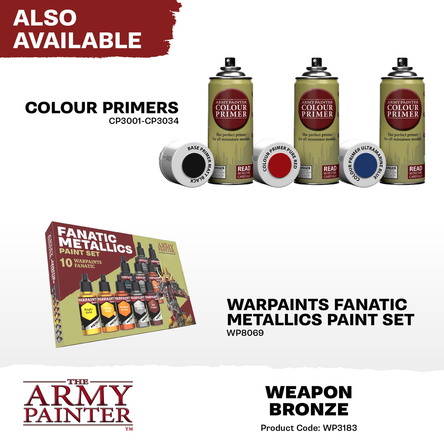 Warpaints Fanatic Metallics: Weapon Bronze - 18ml