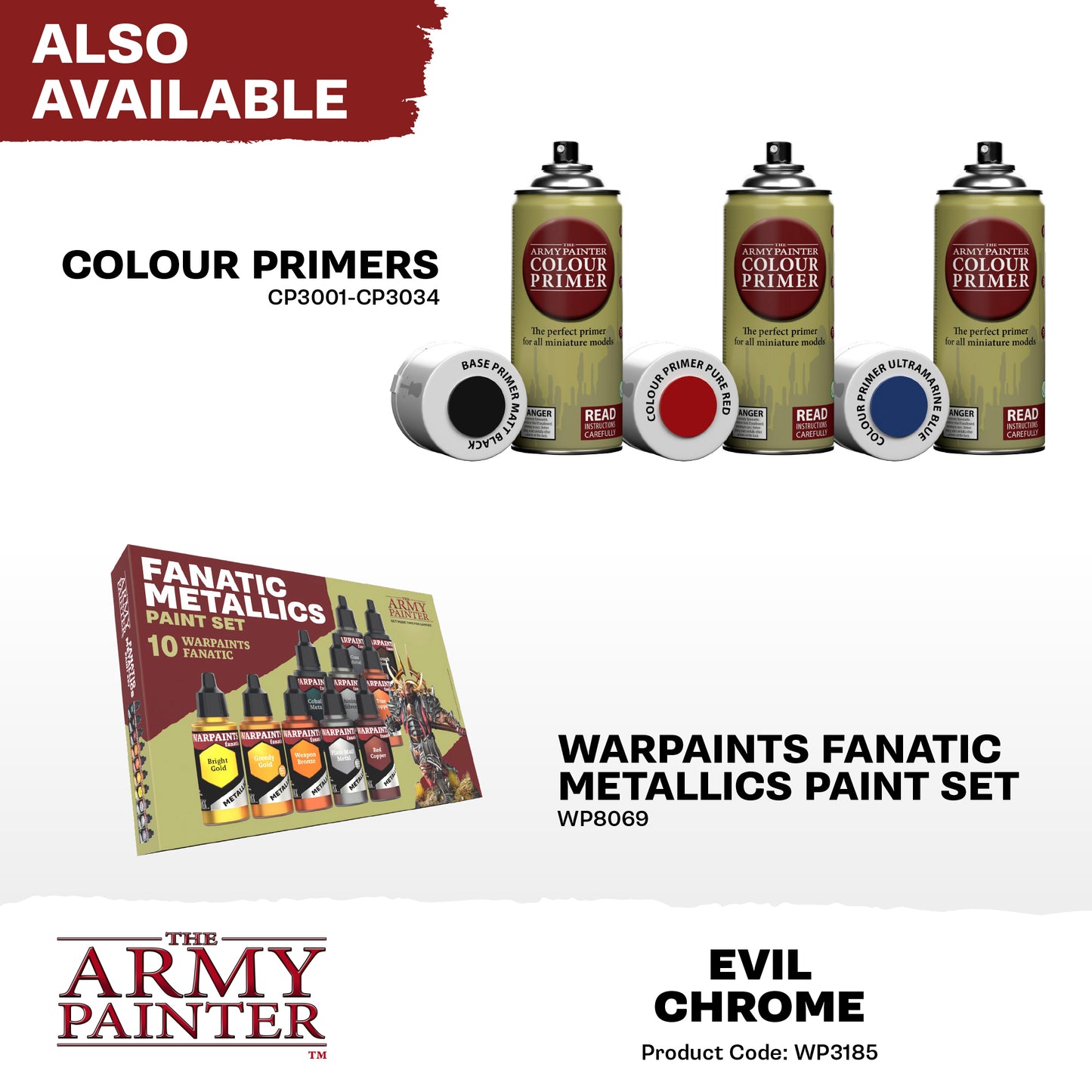 Warpaints Fanatic Metallics: Evil Chrome - 18ml