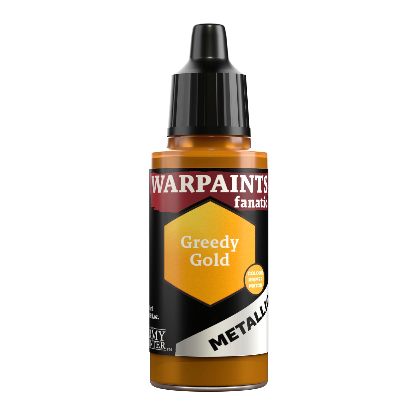 Warpaints Fanatic Metallics: Greedy Gold - 18ml