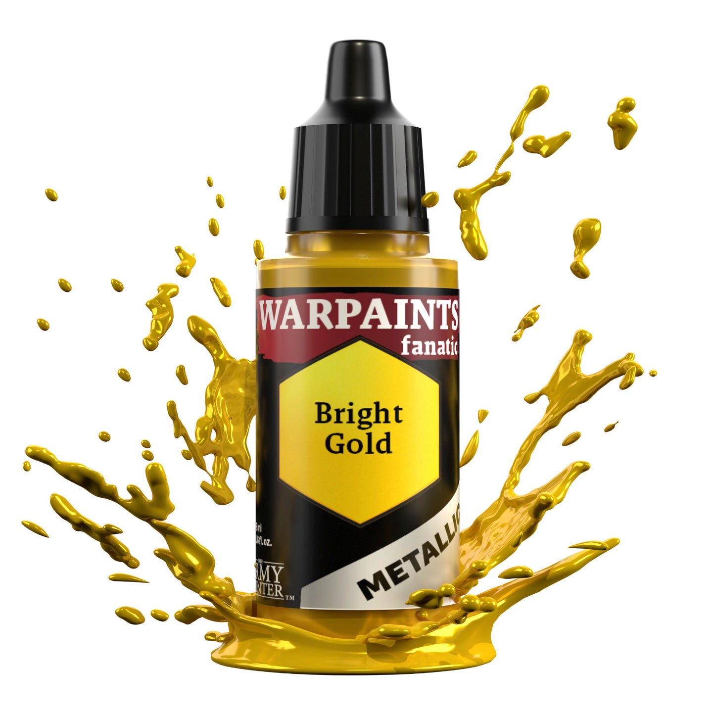 Warpaints Fanatic Metallics: Bright Gold - 18ml