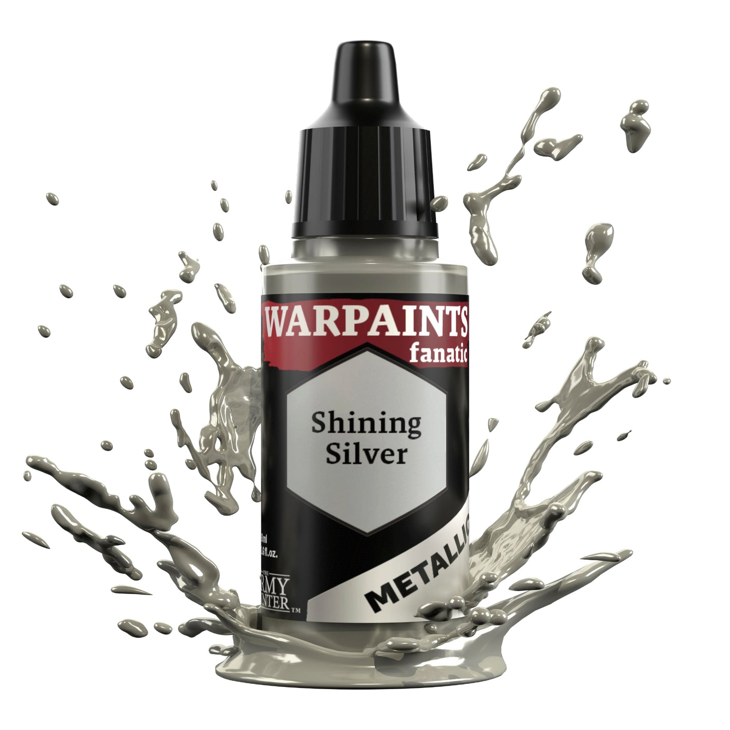Warpaints Fanatic Metallics: Shining Silver - 18ml