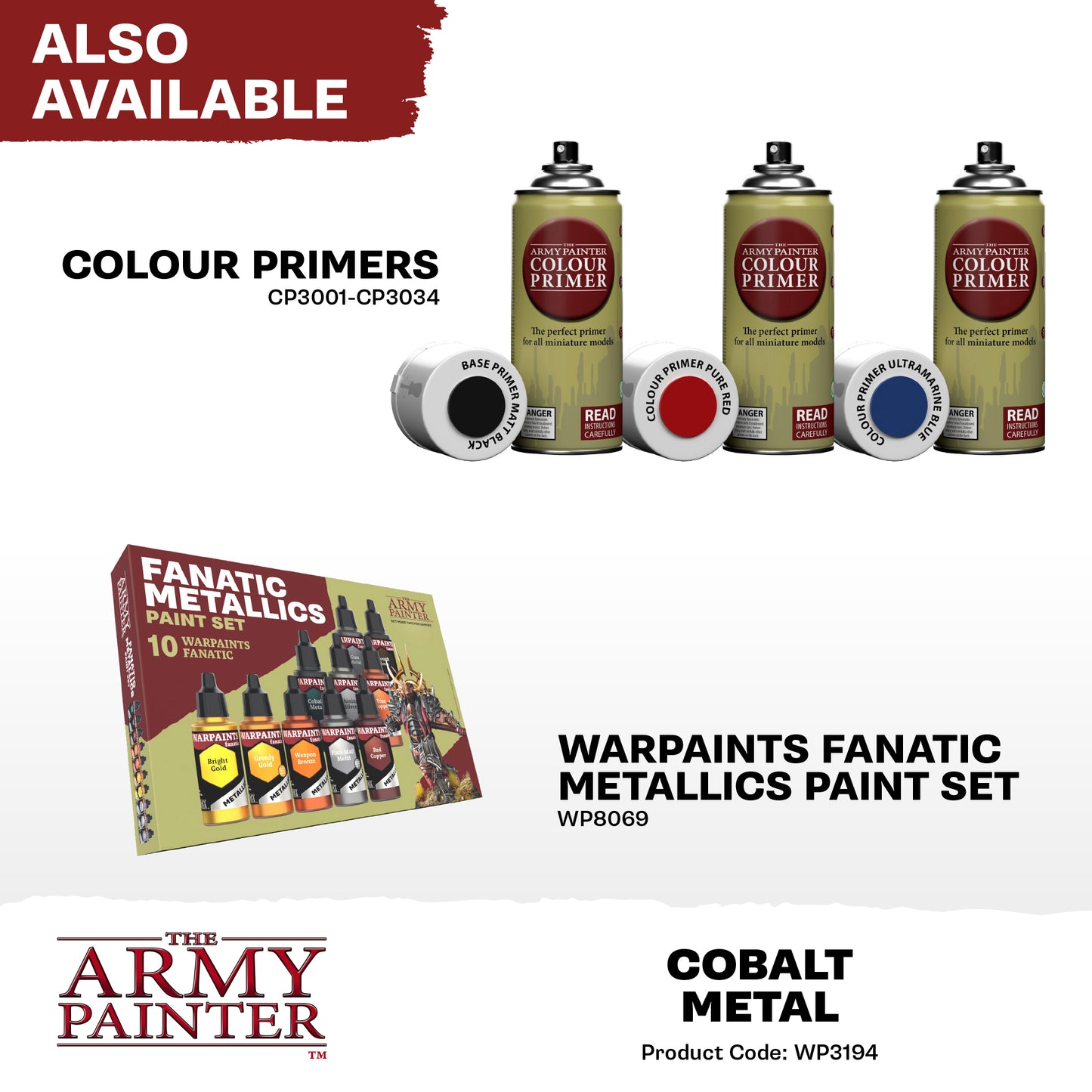Warpaints Fanatic Metallics: Cobalt Metal - 18ml