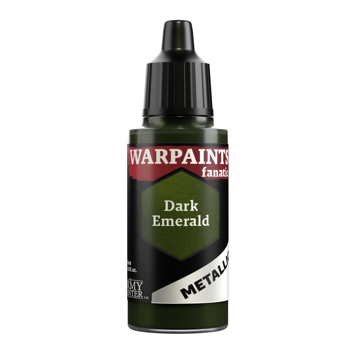 Warpaints Fanatic Metallics: Dark Emerald - 18ml
